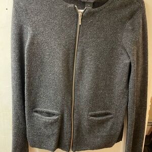Women's Merino Wool Zip-Up Sweater